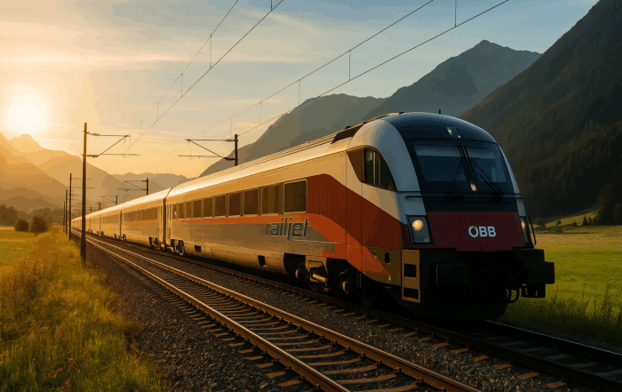 Österreich mit der Bahn