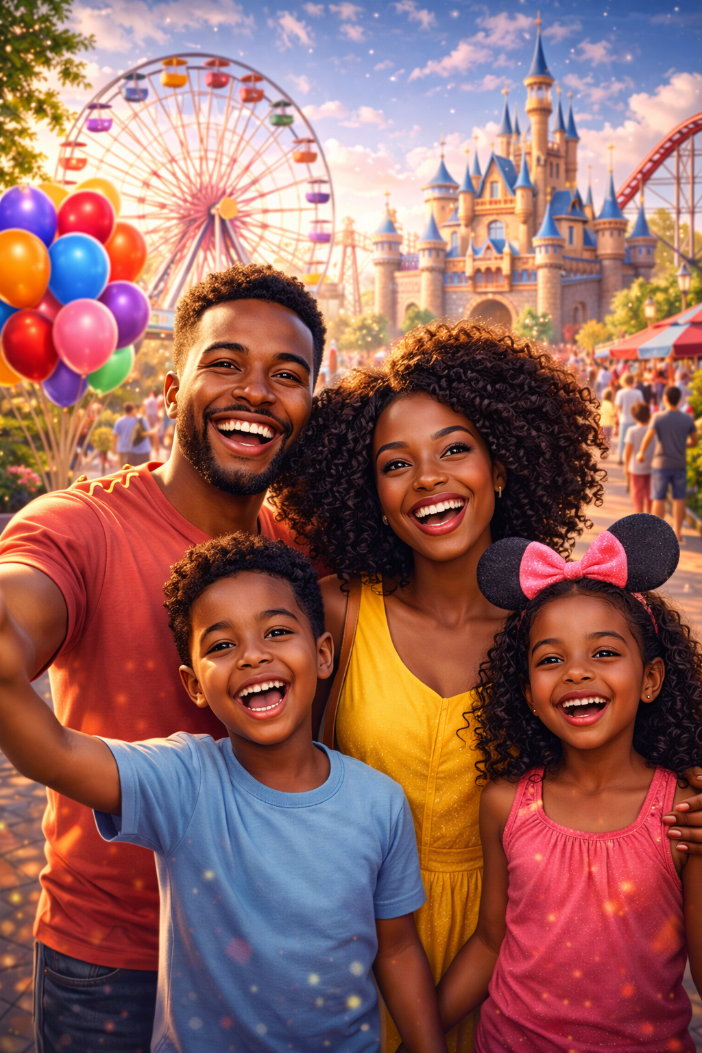 Freizeitpark mit der Bahn