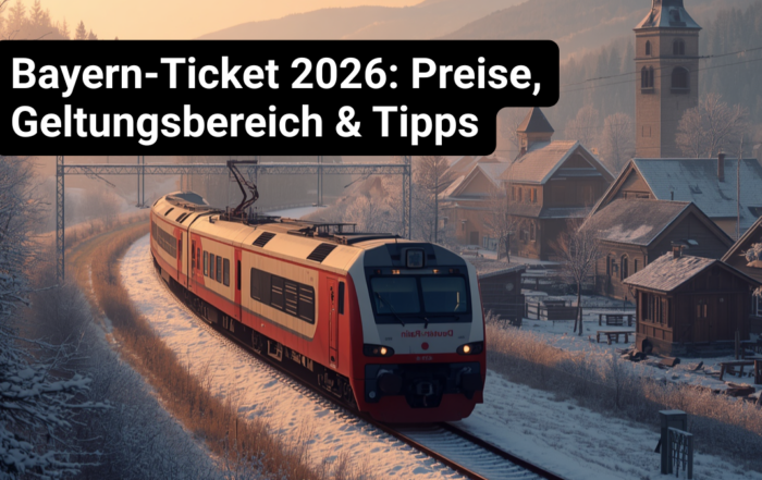 Bayern-Ticket 2026: Preise, Geltungsbereich & Tipps