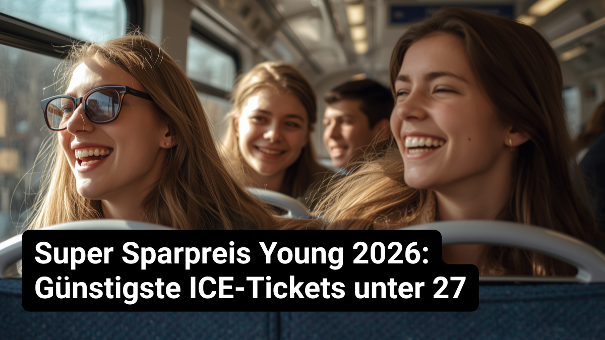 Super Sparpreis Young 2026: Günstigste ICE-Tickets unter 27