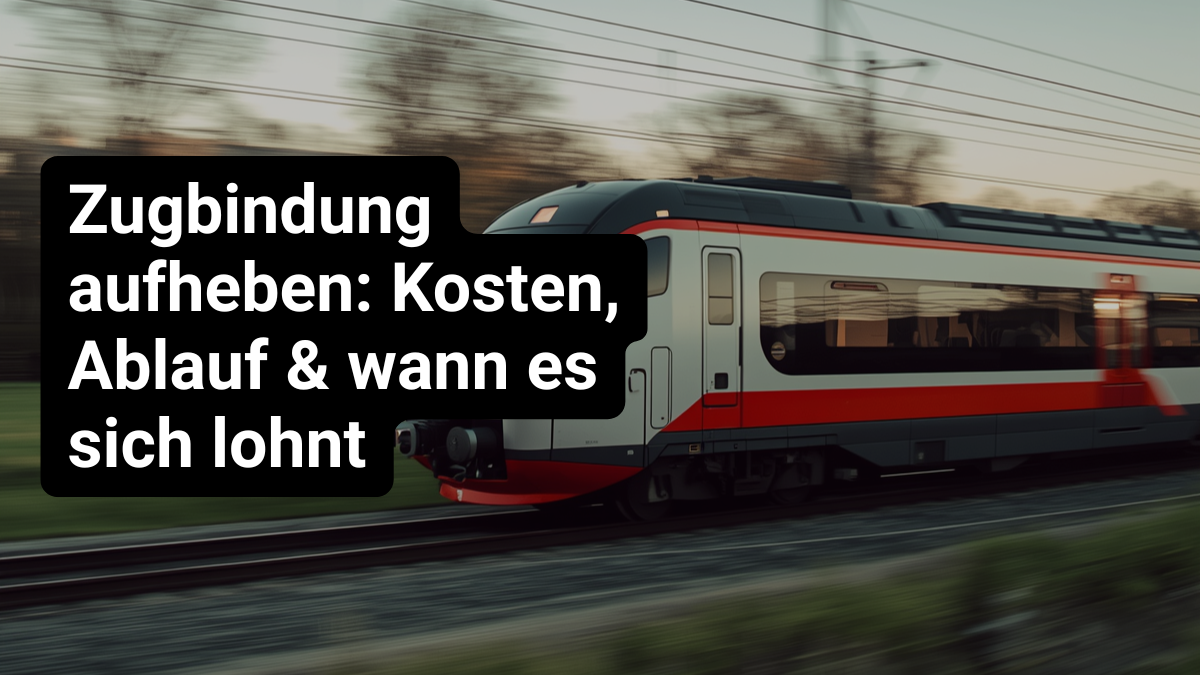 Zugbindung aufheben