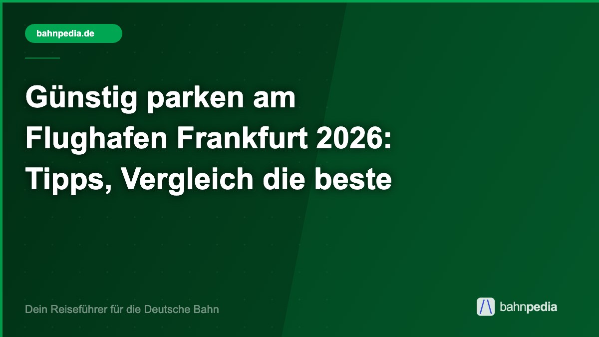 Günstig Parken Frankfurt Flughafen Vergleich
